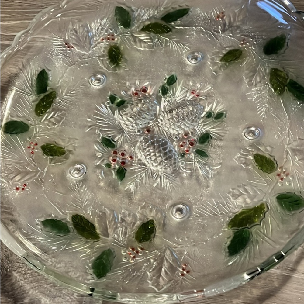 Winter Forest 15” platter